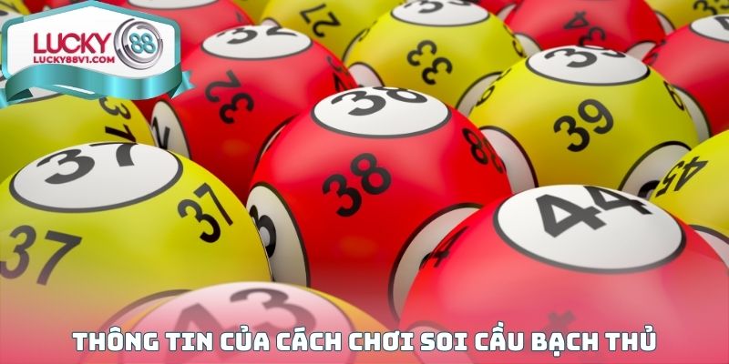 Thông tin của cách chơi Soi Cầu Bạch Thủ
