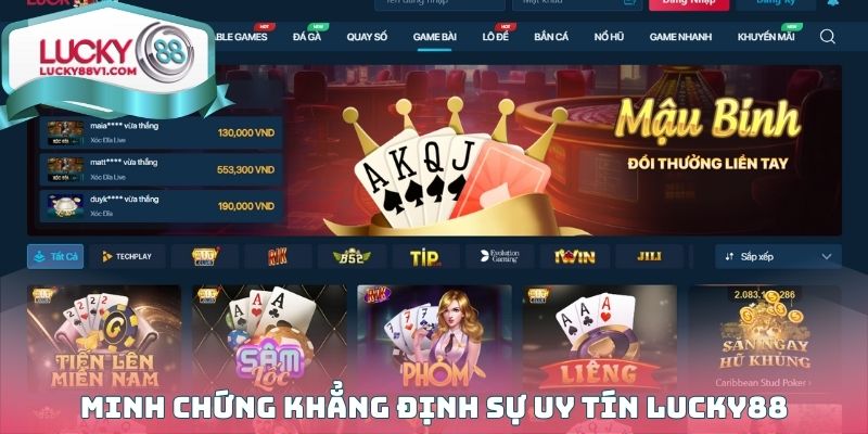 Minh chứng khẳng định sự uy tín của nhà cái uy tín